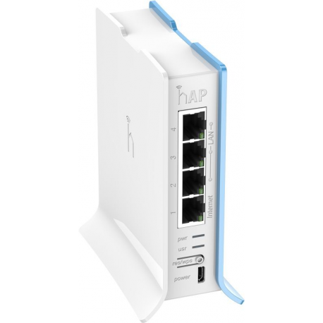 MikroTik RouterBOARD hAP lite - Wireless router - 4-port switch - 802.11b / g / n - 2.4 GHz - 8