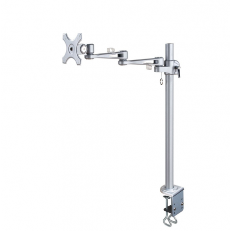 Neomounts by Newstar FPMA-D935POLE70 - Mounting kit - for LCD display (full-motion) - silver - screen size: 10"-30" - clamp mountable, desk-mountable - 1