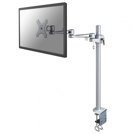 Neomounts by Newstar FPMA-D935POLE70 - Mounting kit - for LCD display (full-motion) - silver - screen size: 10"-30" - clamp mountable, desk-mountable - 3