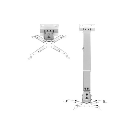 Multibrackets M Universal Projector Ceilingmount I - Mounting kit (tilt ceiling mount) - for projector - white - ceiling mountable - 0