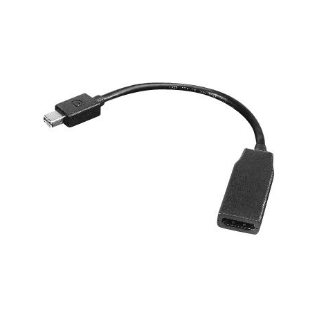 Lenovo - display adapter - Mini DisplayPort (M) do HDMI (F) - 20 cm - pro ThinkPad L570; P51; T431; T470; W550; X240; ThinkStation P330 (2nd Gen); P340; P520; P620 - 3