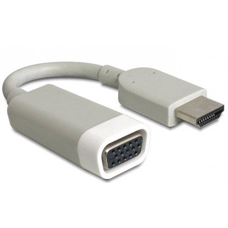 Delock - Adapter - HD-15 (VGA) female to HDMI male - white - 2
