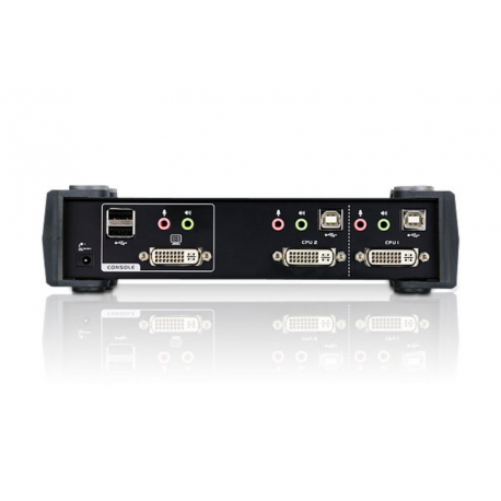 Aten KVM 2/1 CS-1762A USB 2.0 DVI KVMP Switch