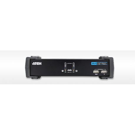 Aten KVM 2/1 CS-1762A USB 2.0 DVI KVMP Switch