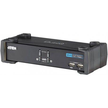 Aten KVM 2/1 CS-1762A USB 2.0 DVI KVMP Switch