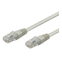 Goobay - Network cable - RJ-45 (M) to RJ-45 (M) - 1 m - UTP - CAT 6 - molded, snagless - grey