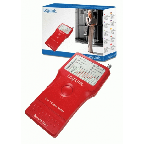 Logilink - Cable Tester 5-in-1 remote unit