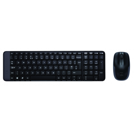 Logitech Wireless Combo MK220 - Keyboard and mouse set - wireless - 2.4 GHz - Russian - 3