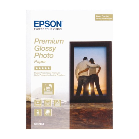 Epson Premium Glossy Photo Paper - Glossy - 130 x 180 mm - 255 g / m² - 30 sheet(s) photo paper - for EcoTank ET-1810, 2810, 2811, 2814, 2815, 2820, 2825, 2826, 2850, 2851, 2856, 4800, 4850 - 1