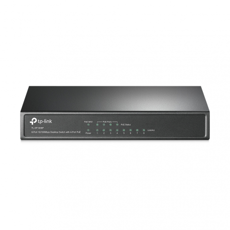 TP-LINK TL-SF1008P - Switch - 4 x 10 / 100 (PoE) + 4 x 10 / 100 - desktop - PoE - 4