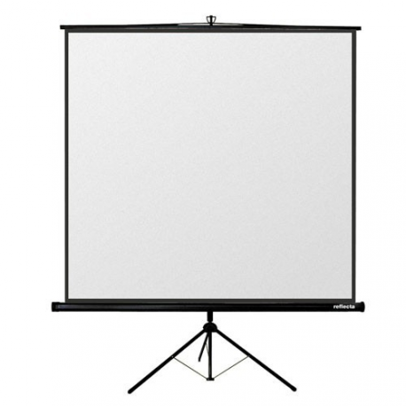 Reflecta CrystalLine Tripod - Projection screen with tripod - 100" (254 cm) - 1:1 - Matt White - 2