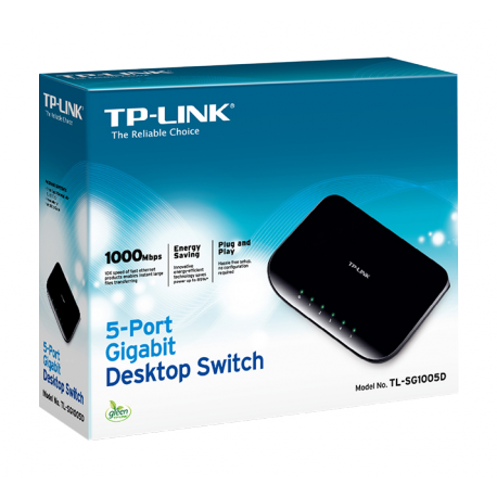 TP-LINK 5-PORT GIGABIT SWITCH (PLASTIC)