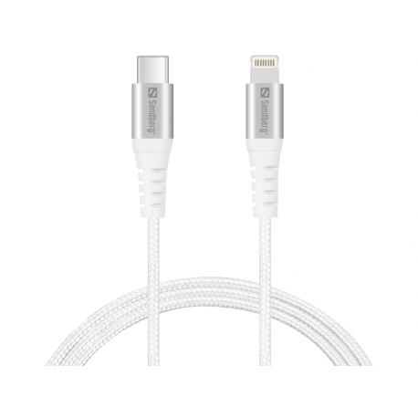 Sandberg - Lightning cable - Lightning male to USB-C male - 1 m - for Apple iPad / iPhone / iPod (Lightning) - 2