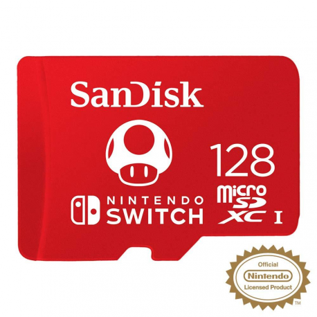 SanDisk - Flash memory card - 128 GB - UHS-I U3 - microSDXC UHS-I - for Nintendo Switch - 0