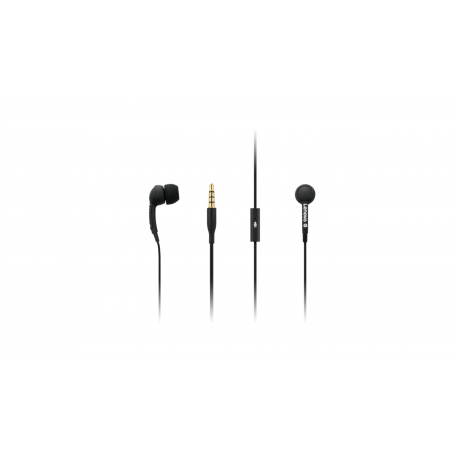 Lenovo 100 - Earphones with mic - in-ear - wired - 3.5 mm jack - black - for IdeaPad 1 14; 3 14; 5 14; 5 Pro 14; ThinkBook 14s Yoga G2 IAP; V15; Yoga Slim 7 Pro 14 - 2