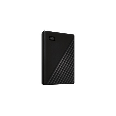 WD My Passport WDBYVG0010BBK - Hard drive - encrypted - 1 TB - external (portable) - USB 3.2 Gen 1 - 256-bit AES - black - 2