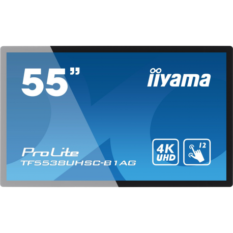 iiyama ProLite TF5538UHSC-W2AG, 139cm (55'), Projected Capacitive, 4K, white