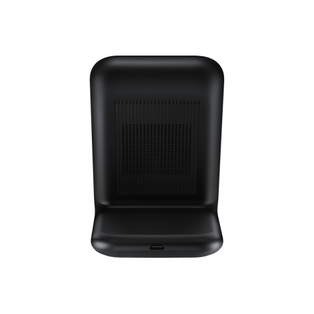 Samsung Wireless Charger Stand EP-N5200 - Wireless charging stand + AC power adapter - 15 Watt - 1.67 A - FC 2.0 - black - for Galaxy Note10, Note10 (Unlocked), Note10+ - 1