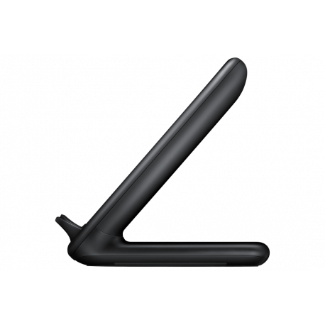Samsung Wireless Charger Stand EP-N5200 - Wireless charging stand + AC power adapter - 15 Watt - 1.67 A - FC 2.0 - black - for Galaxy Note10, Note10 (Unlocked), Note10+ - 2