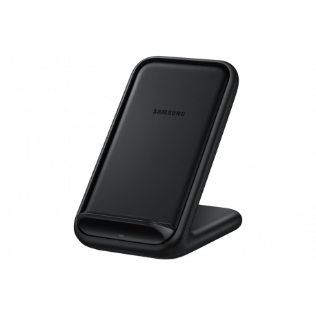 Samsung Wireless Charger Stand EP-N5200 - Wireless charging stand + AC power adapter - 15 Watt - 1.67 A - FC 2.0 - black - for Galaxy Note10, Note10 (Unlocked), Note10+ - 3