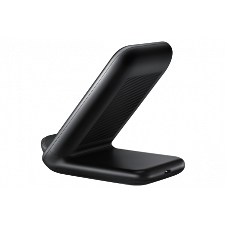 Samsung Wireless Charger Stand EP-N5200 - Wireless charging stand + AC power adapter - 15 Watt - 1.67 A - FC 2.0 - black - for Galaxy Note10, Note10 (Unlocked), Note10+ - 4