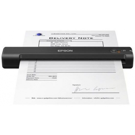 Epson WorkForce ES-50 - Sheetfed scanner - Contact Image Sensor (CIS) - A4 - 600 dpi x 600 dpi - up to 300 scans per day - USB 2.0 - 1