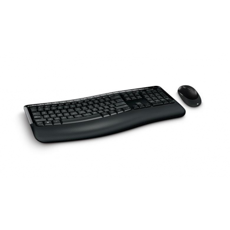 Microsoft Desktop 5050 Standard, Wireless, Keyboard layout RU, Wireless connection Yes, Mouse included, 829 g, Wireless, Black,