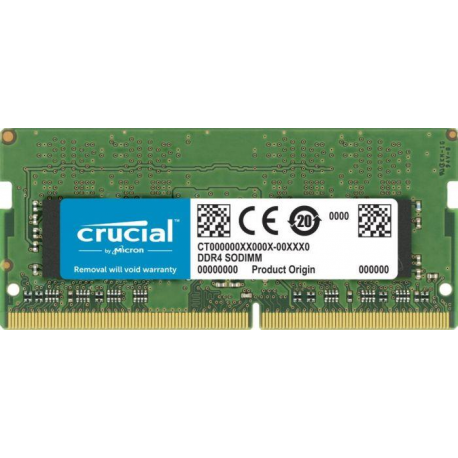 Crucial - DDR4 - module - 32 GB - DIMM 288-pin - 3200 MHz  /  PC4-25600 - CL22 - 1.2 V - unbuffered - non-ECC - 0