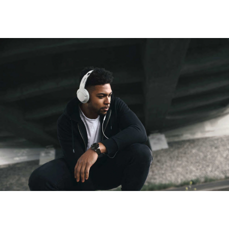 Philips Headphones with mic SHL3175WT/00 40mm drivers/closed-back Over-ear Soft ear cushions Compact folding White