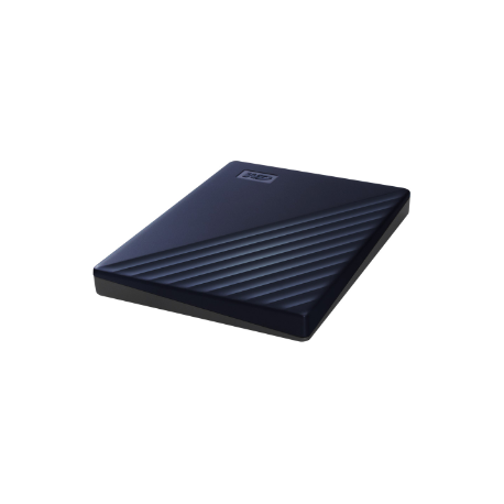 WD My Passport for Mac WDBA2F0040BBL - Hard drive - encrypted - 4 TB - external (portable) - USB 3.2 Gen 1 - 256-bit AES - midnight blue - 3