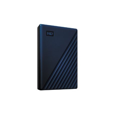 WD My Passport for Mac WDBA2D0020BBL - Hard drive - encrypted - 2 TB - external (portable) - USB 3.2 Gen 1 - 256-bit AES - midnight blue - 2