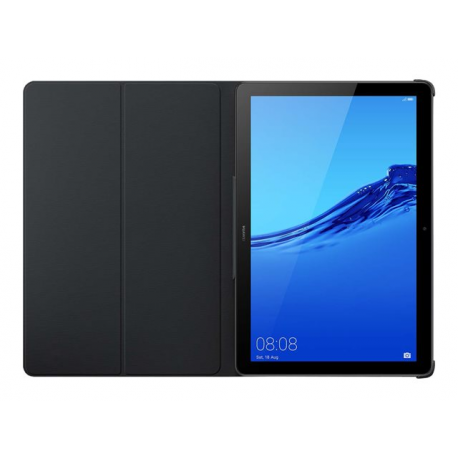 Huawei - Flip cover for tablet - black - 10.1" - for MediaPad T5 - 2