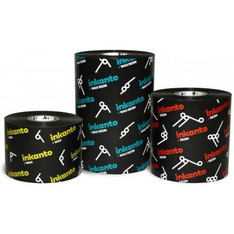 INKANTO thermal transfer ribbon, APR 6 wax/resin, 76mm, black - 0