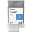 Canon PFI-120 C - 130 ml - cyan - original - ink tank - for imagePROGRAF GP-200, GP-300, TM-200, TM-205, TM-300, TM-305