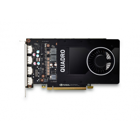 NVIDIA Quadro P2200 - Graphics card - Quadro P2200 - 5 GB GDDR5X - PCIe 3.0 x16 - 4 x DisplayPort - for Workstation Z2 G4 (MT), Z2 G5 (tower), Z4 G4, Z6 G4, Z8 G4; ZCentral 4R - 0