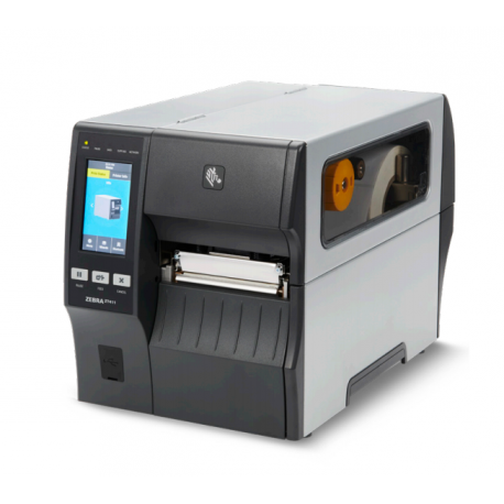 Zebra ZT400 Series ZT411 - Label printer - direct thermal  /  thermal transfer - Roll (10.8cm) - 203 dpi - up to 356 mm / sec - USB 2.0, LAN, serial, USB host, Bluetooth 4.1 - peeler - 0