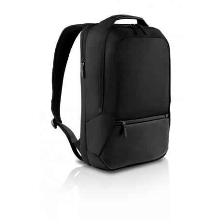 Dell Premier Slim Backpack 15 - Notebook carrying backpack - 15" - black with metal logo - for Latitude 54XX, 55XX; Precision 35XX, 55XX; Vostro 13 5310, 15 3510, 15 7510; XPS 15 95XX - 1