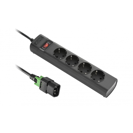 APC UPS Power Strip Locking IEC C14 TO 4 Outlet Schutzkontakt (CEE 7/3) 230V Germany