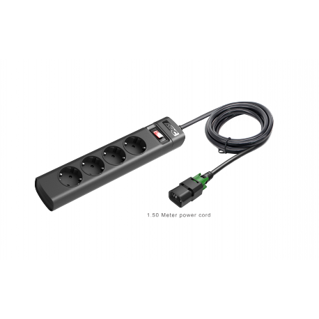 APC UPS Power Strip Locking IEC C14 TO 4 Outlet Schutzkontakt (CEE 7/3) 230V Germany