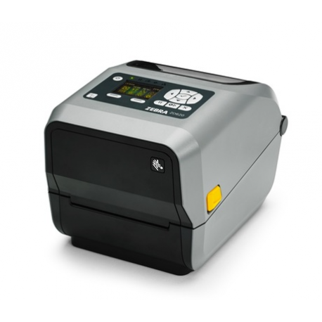 Zebra ZD620 - Label printer - direct thermal - Roll (11.8 cm) - 203 dpi - up to 203 mm / sec - USB 2.0, LAN, serial, USB host, Wi-Fi(ac), Bluetooth 4.1, Bluetooth LE - cutter - grey - 5