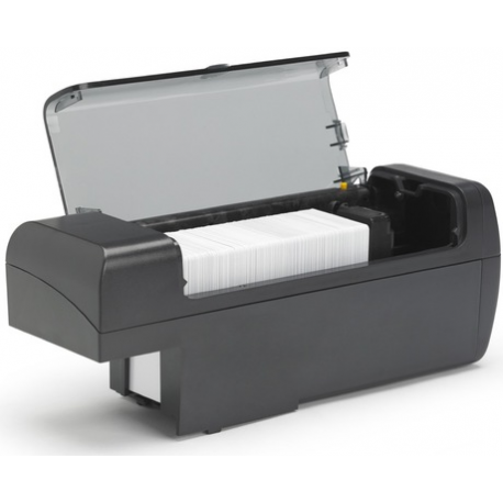 Zebra ZXP Series 9 - Plastic card printer - colour - Duplex - dye sublimation retransfer - CR-80 Card (85.6 x 54 mm) up to 190 cards / hour (colour) - capacity: 150 cards - USB 2.0, LAN - 4