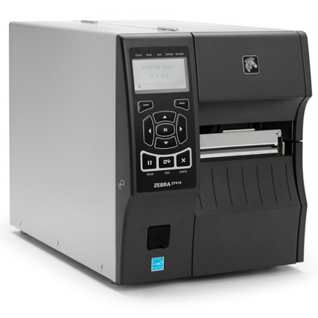 Zebra ZT400 Series ZT420 - Label printer - DT / TT - Roll (17.8 cm) - 203 dpi - up to 305 mm / sec - USB 2.0, LAN, serial, Wi-Fi(n), USB host, Bluetooth 2.1 - tear bar - 3
