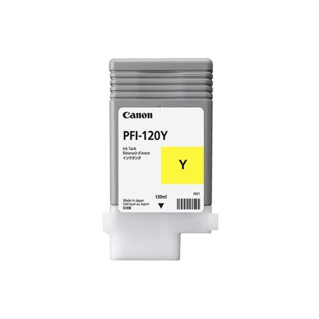 Canon PFI-120 Y - 130 ml - yellow - original - ink tank - for imagePROGRAF GP-200, GP-300, TM-200, TM-205, TM-300, TM-305 - 0