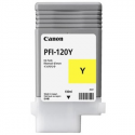 Canon PFI-120 Y - 130 ml - yellow - original - ink tank - for imagePROGRAF GP-200, GP-300, TM-200, TM-205, TM-300, TM-305