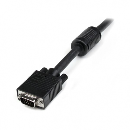 StarTech.com 1 ft Coax High Resolution Monitor VGA Cable HD15 M / M - VGA cable - HD-15 (M) to HD-15 (M) - 31 cm - molded - black - 3