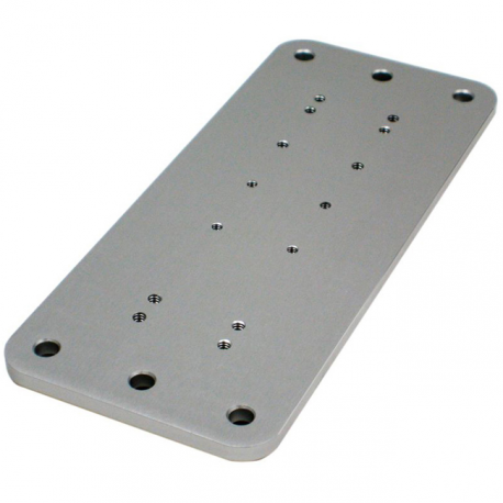 Ergotron - Mounting component (wall plate) - for monitor  /  keyboard - aluminium - for P / N: 80-105-064 - 2