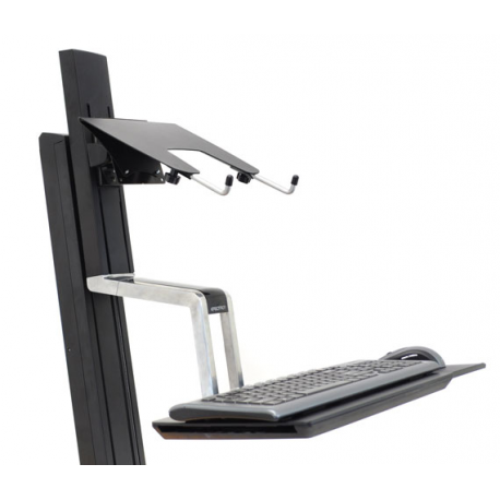 Ergotron - Notebook arm mount tray - black - for P / N: 45-353-026 - 3