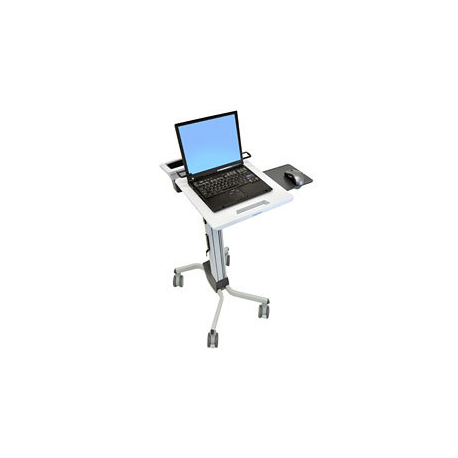 Ergotron Neo-Flex - Cart - for notebook  /  mouse  /  barcode scanner - aluminium, steel, high-grade plastic - two-tone grey - screen size: 12"-17.3" - 1