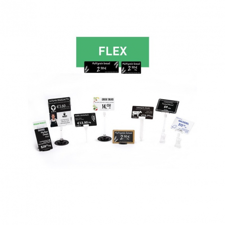 Edikio FLEX Price Tag solution, single sided, 12 dots/mm (300 dpi), USB - 3