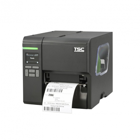 TSC ML240P Wi-Fi ready, 8 dots/mm (203 dpi), disp. (colour), RTC, USB, RS232, Ethernet